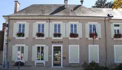 Vue de la façade de la mairie d'Archigny