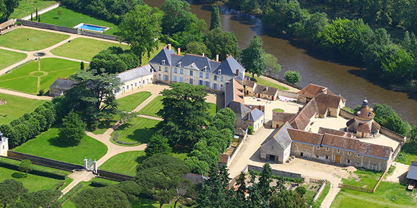 Vue aérienne de la commune de Buxeuil