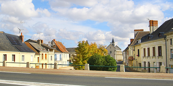 Vue du centre-ville de Port-de-Piles