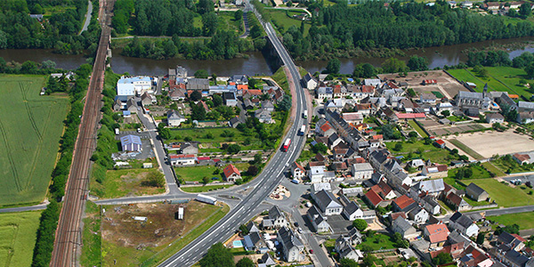 Vue aérienne de Port-de-Piles