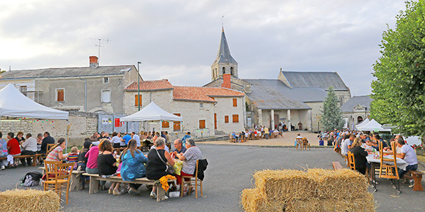 Vue du centre-bourg de Sérigny