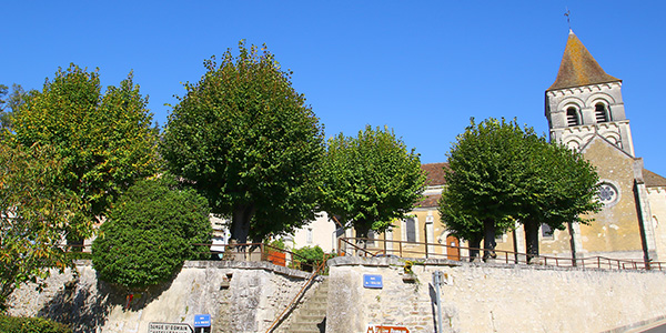 Vue aérienne de Vaux-sur-Vienne