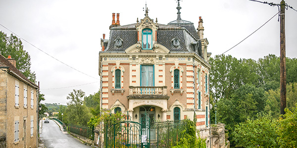 Vue de la Villa des ïles à Vicq-sur-Gartempe