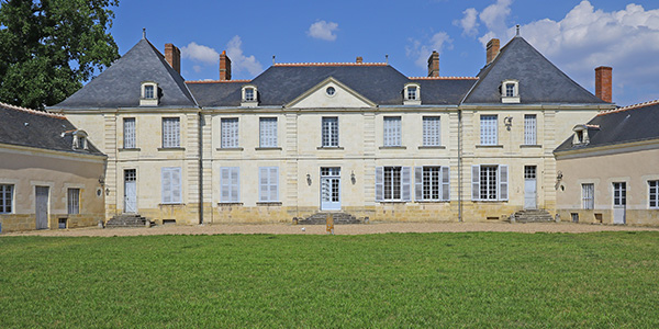 Vue du château de La Roche-Amenon à Buxeuil