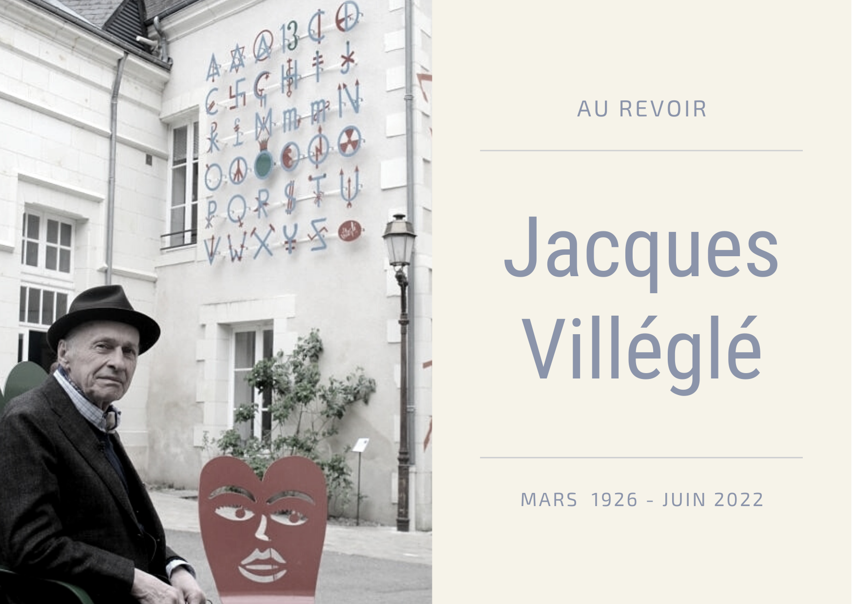 Au revoir, Monsieur Villéglé