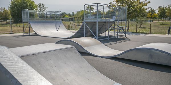 Vue d'une piste cyclable d'Ingrandes-sur-Vienne